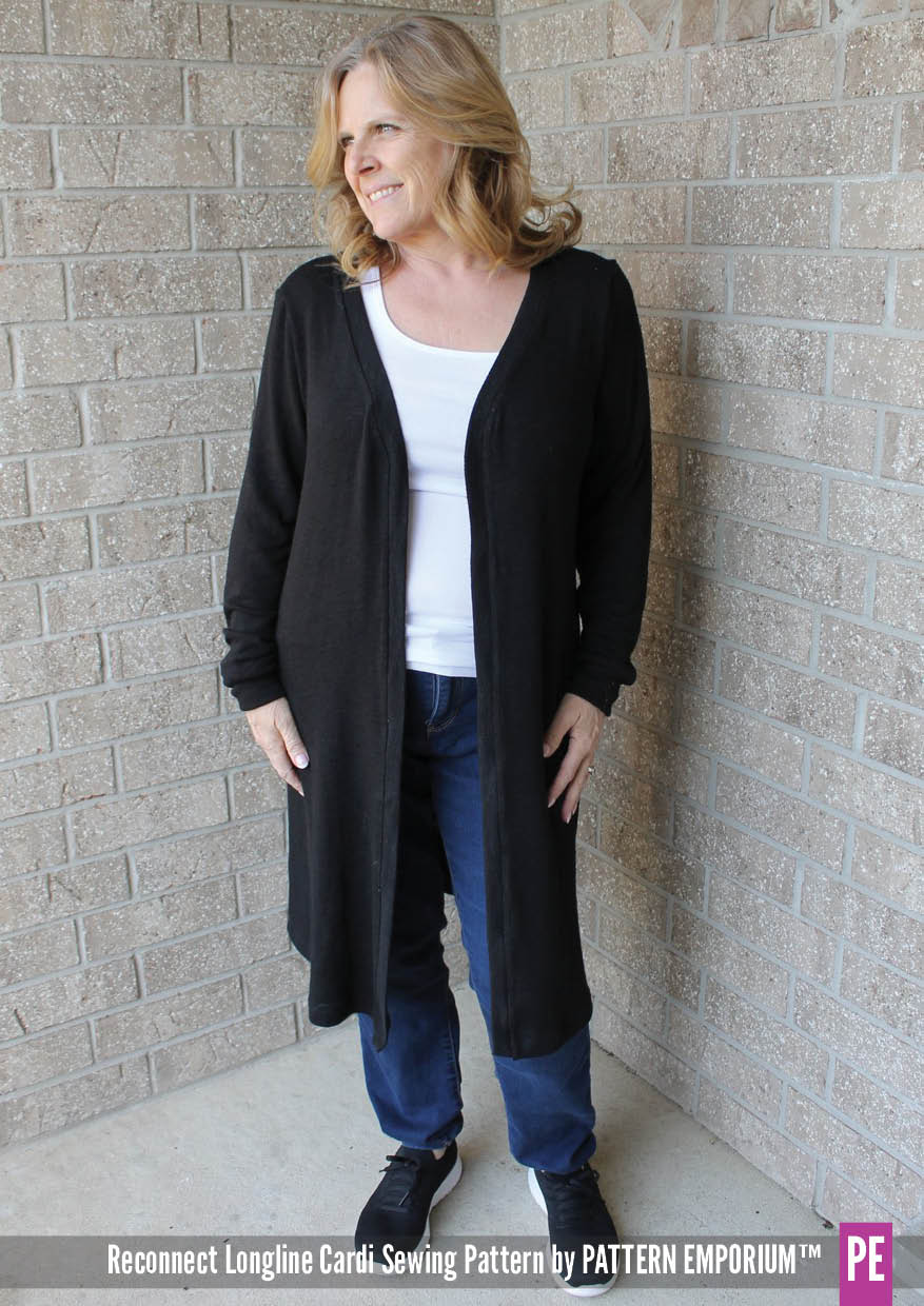 Reconnect | Longline Cardi PDF Sewing Pattern - Image 34