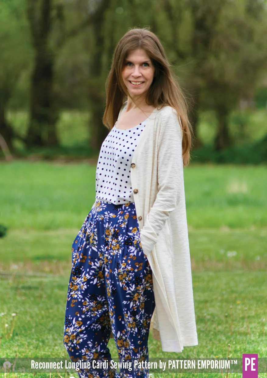 Reconnect | Longline Cardi PDF Sewing Pattern - Image 38