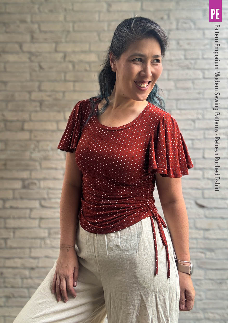 Refresh Ruched T-shirt | PDF Sewing Pattern - Image 24