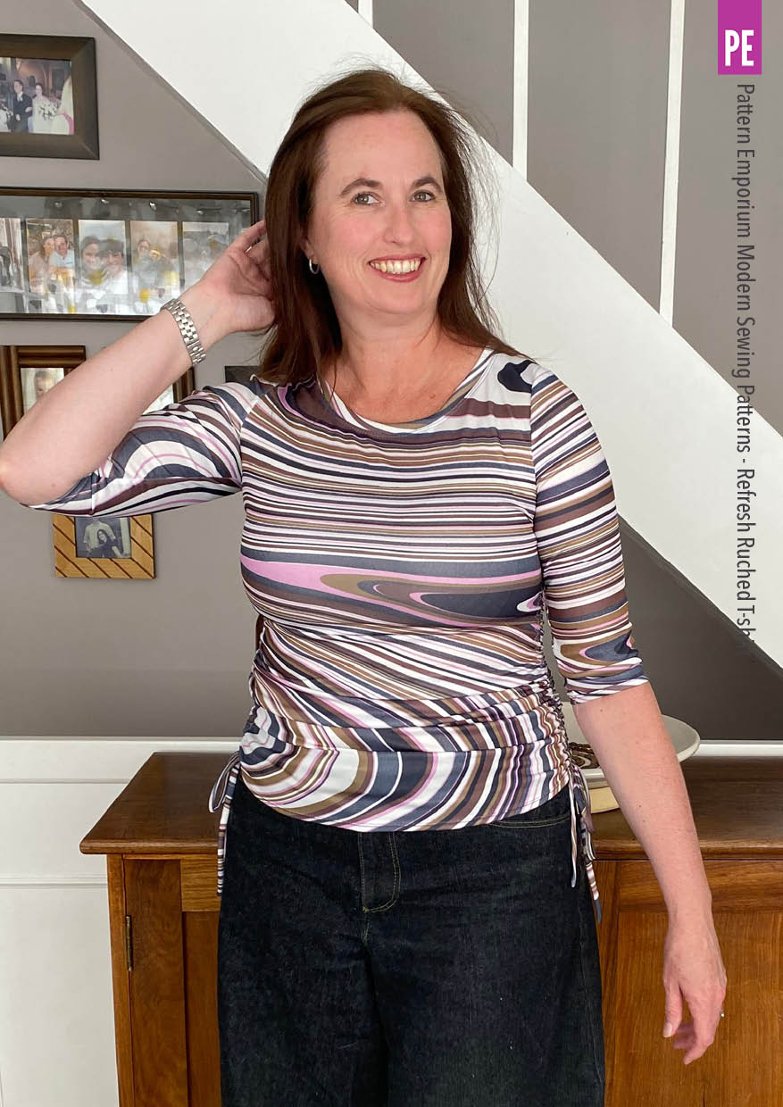 Refresh Ruched T-shirt | PDF Sewing Pattern - Image 43