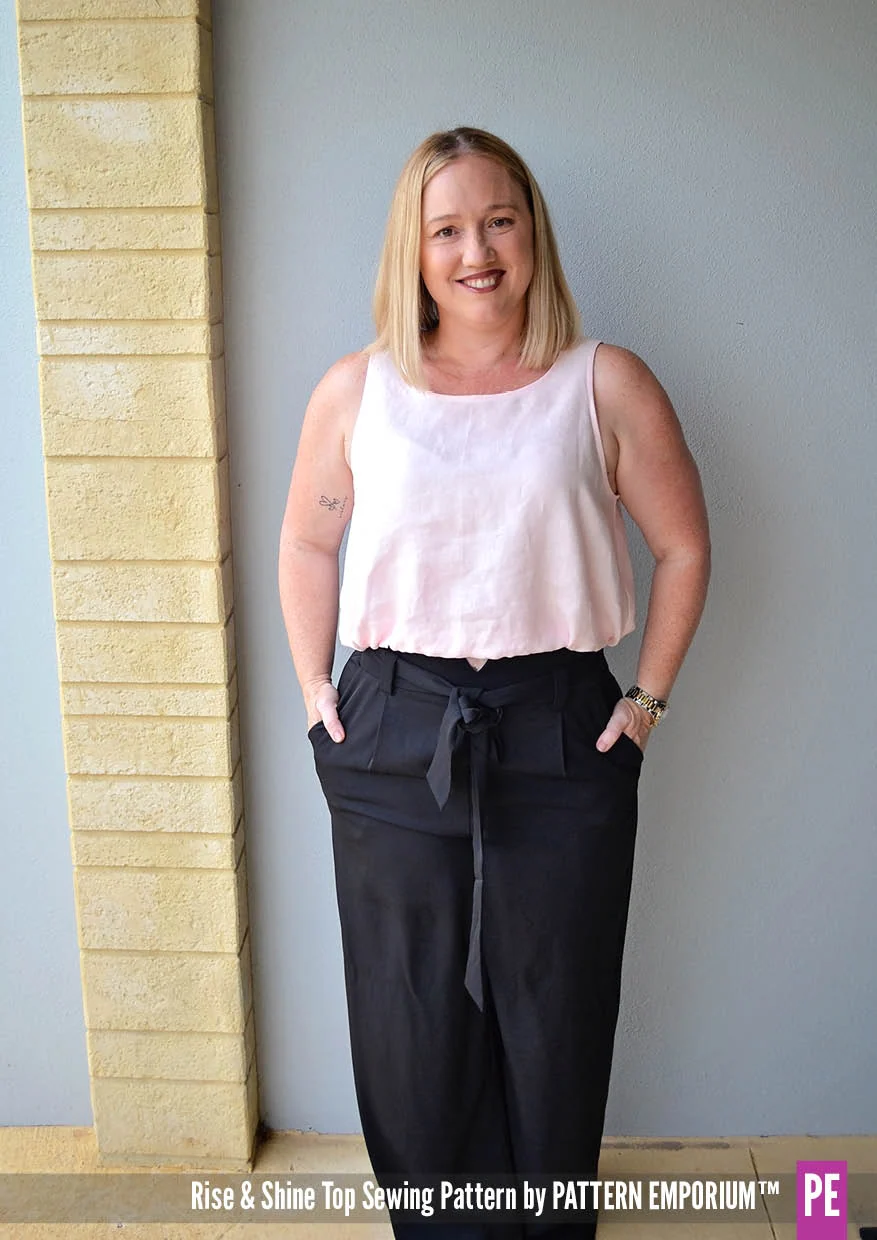 Rise & Shine | Sleeveless Top PDF Sewing Pattern - Image 24