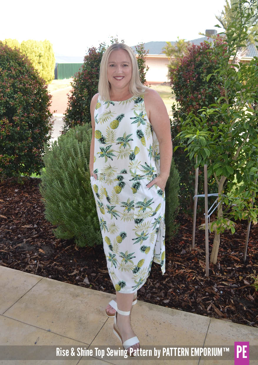 Rise & Shine | Sleeveless Top PDF Sewing Pattern - Image 28