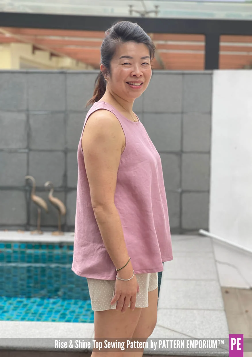 Rise & Shine | Sleeveless Top PDF Sewing Pattern - Image 36