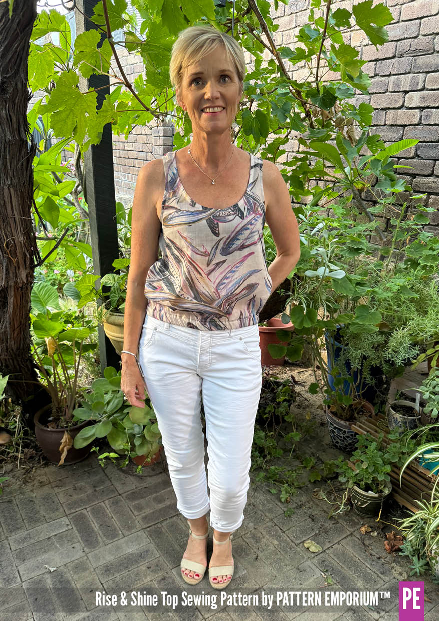 Rise & Shine | Sleeveless Top PDF Sewing Pattern - Image 55