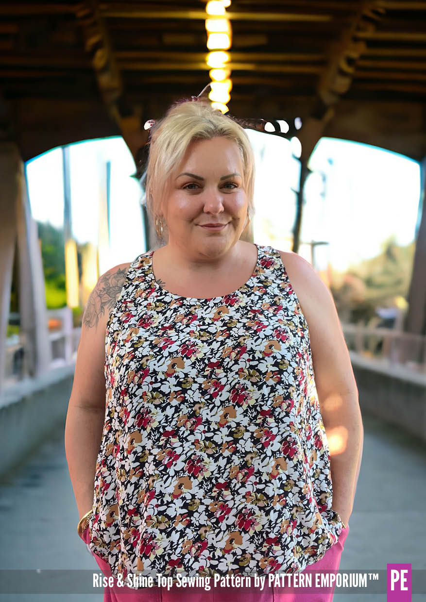 Rise & Shine | Sleeveless Top PDF Sewing Pattern - Image 92