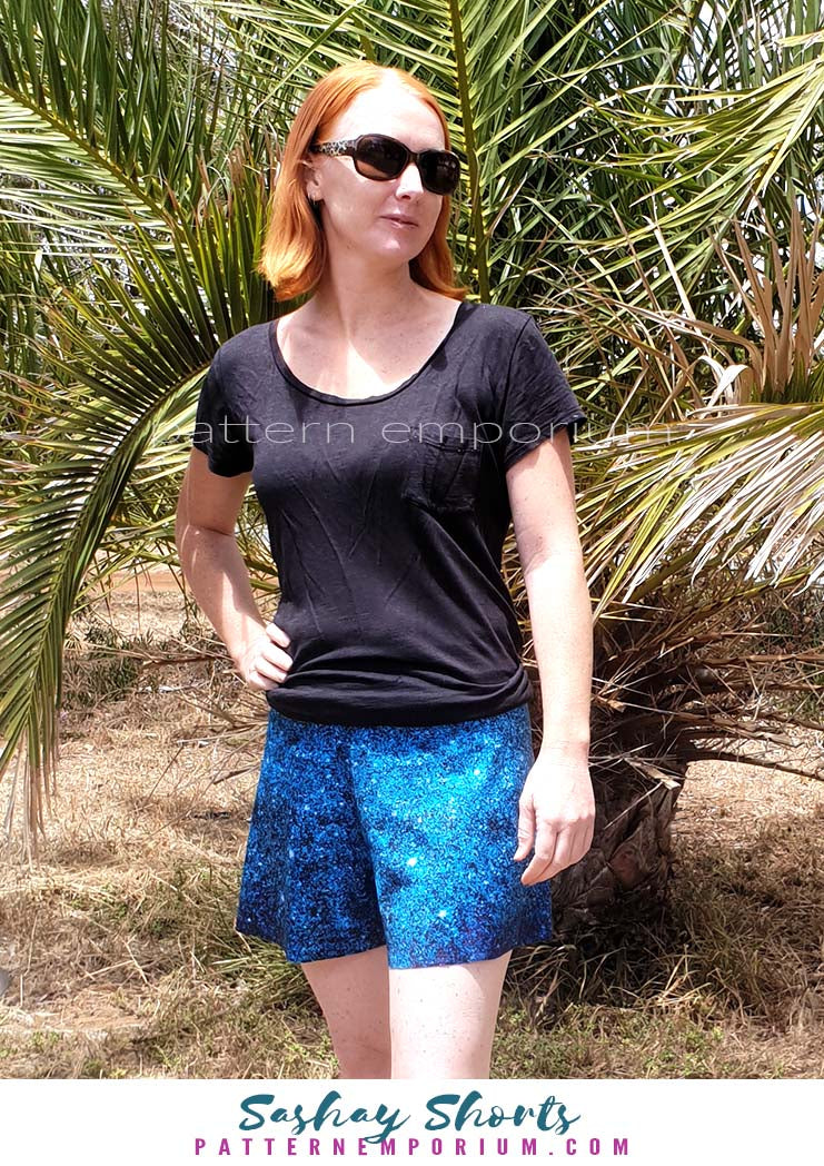 Sashay | Stretch Flared Shorts PDF Sewing Pattern - Image 90