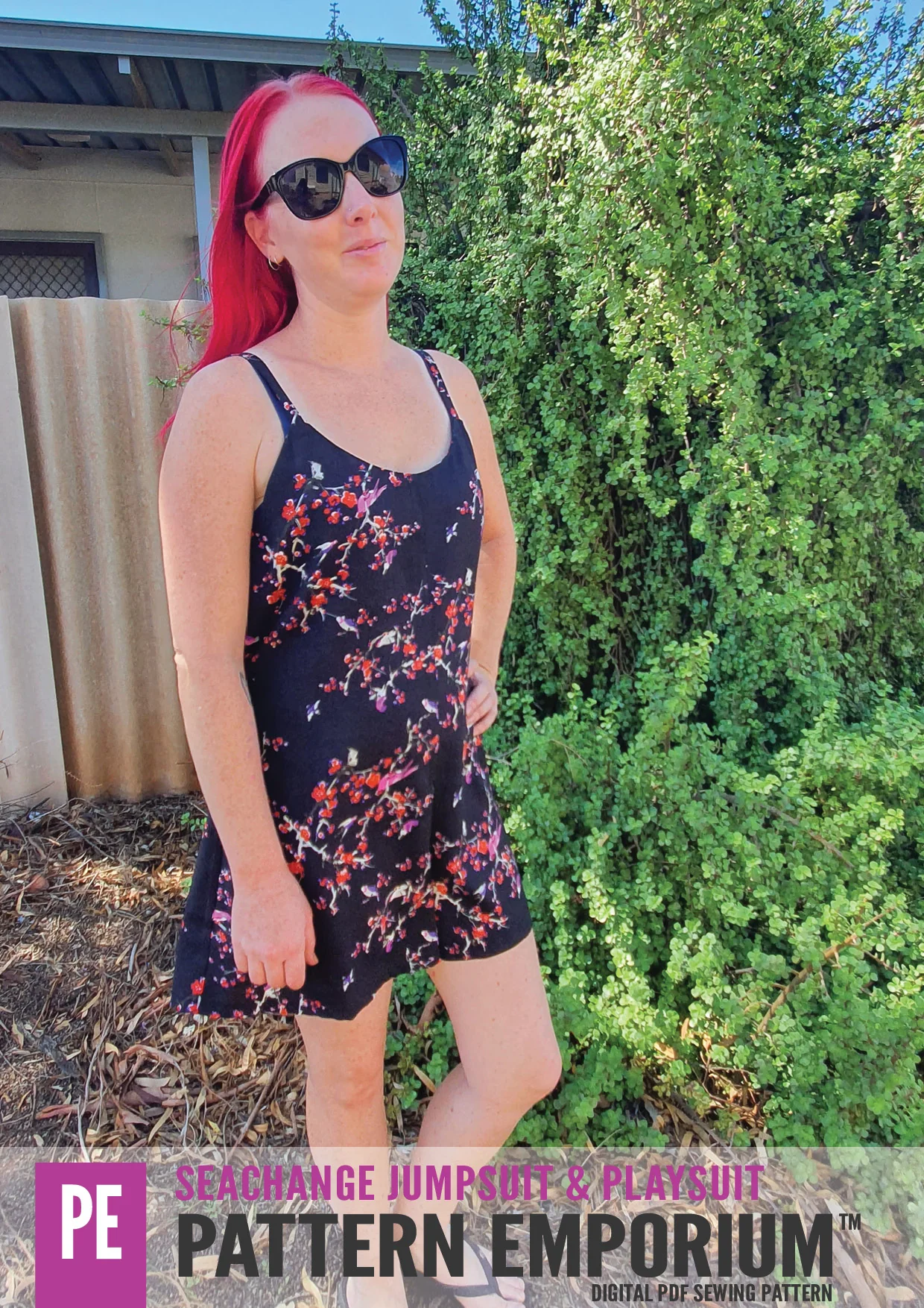 SeaChange | Jumpsuit Playsuit Romper PDF Sewing Pattern - Image 108