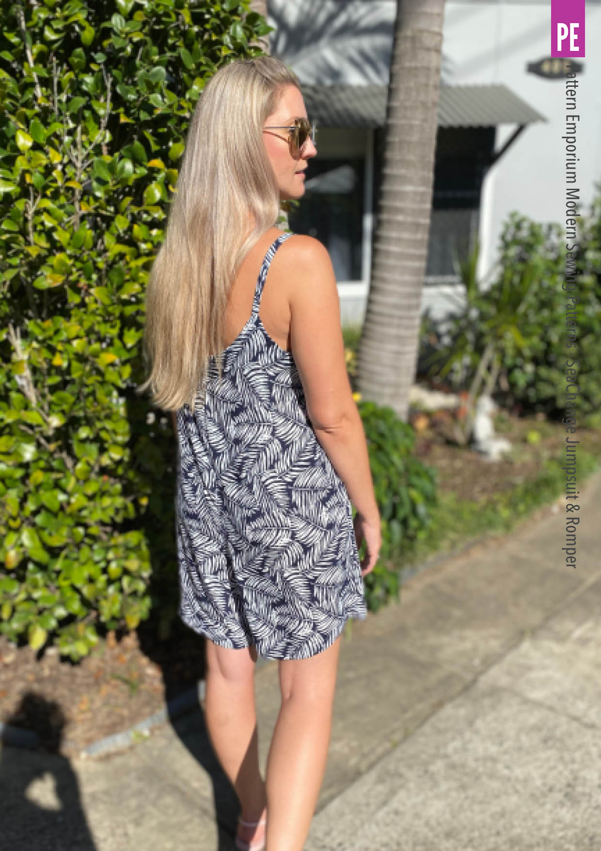 SeaChange | Jumpsuit Playsuit Romper PDF Sewing Pattern - Image 16