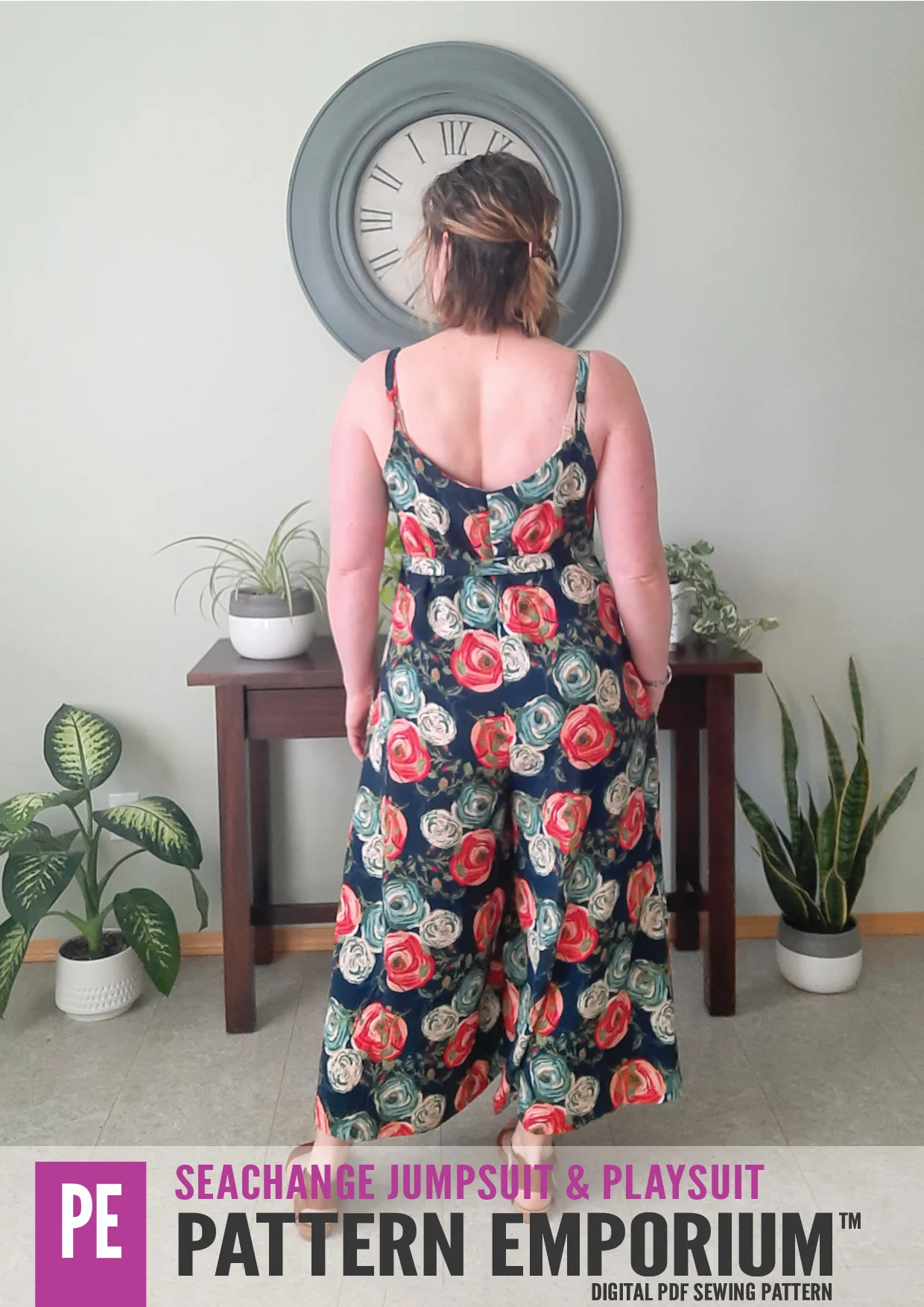 SeaChange | Jumpsuit Playsuit Romper PDF Sewing Pattern - Image 27