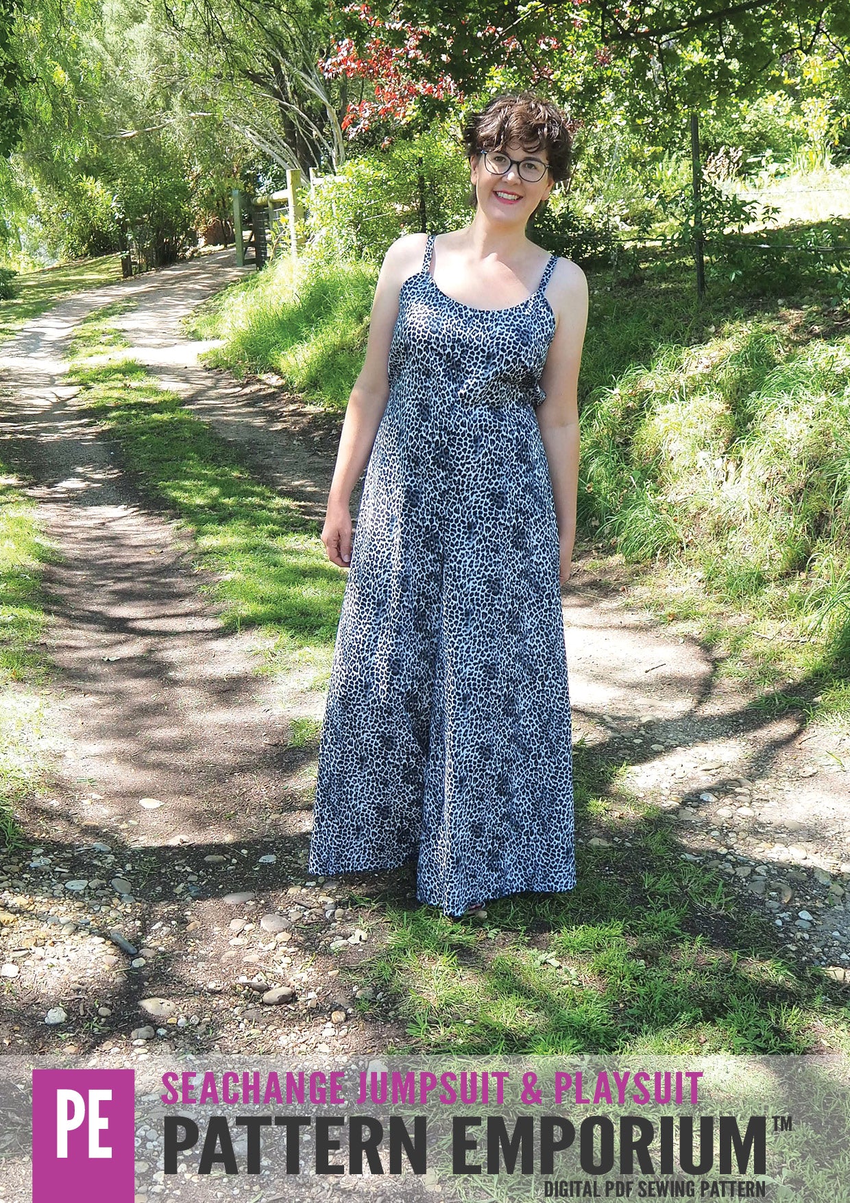 SeaChange | Jumpsuit Playsuit Romper PDF Sewing Pattern - Image 34
