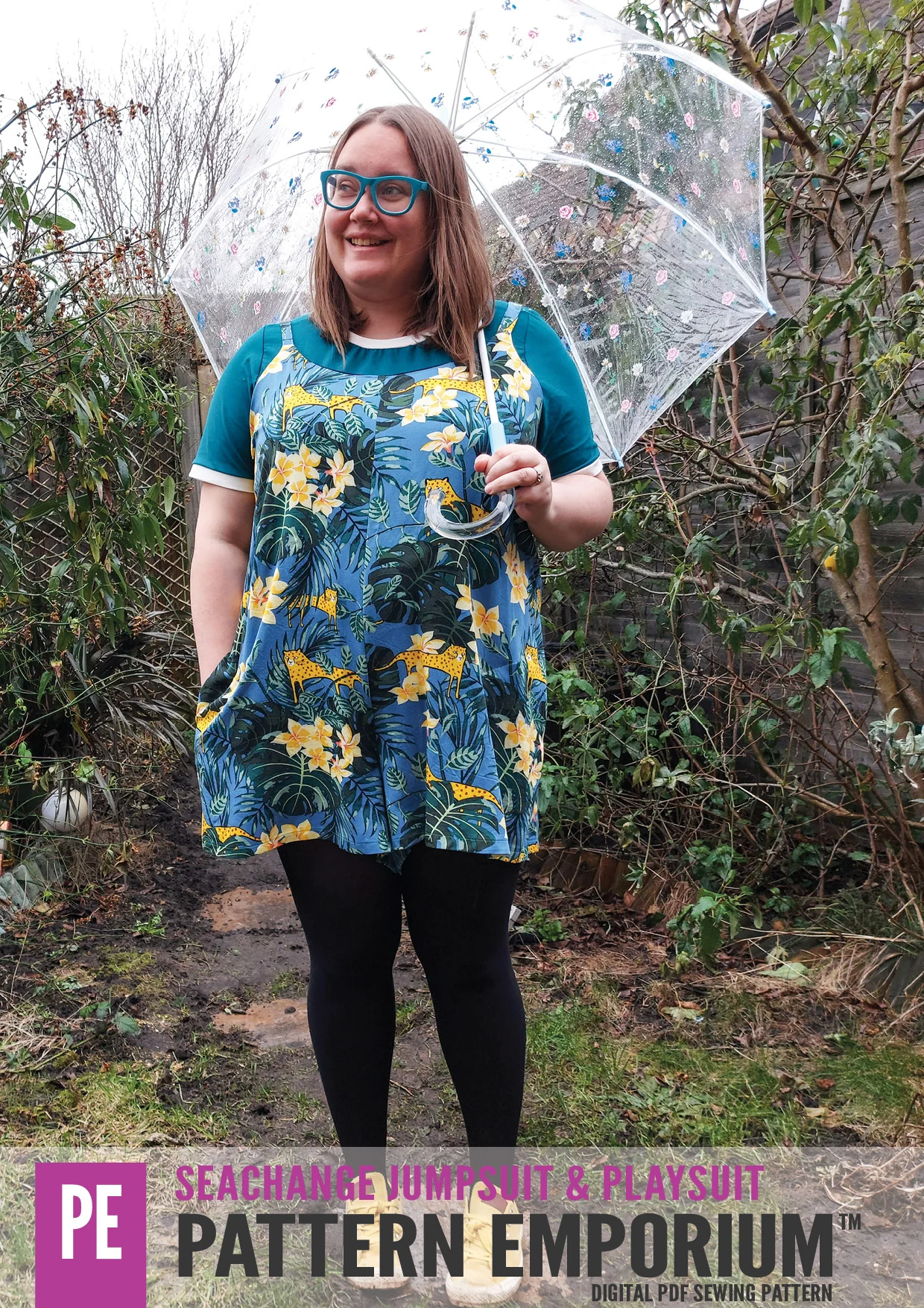 SeaChange | Jumpsuit Playsuit Romper PDF Sewing Pattern - Image 61