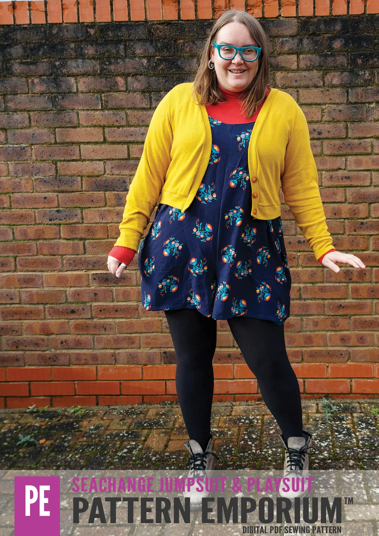 SeaChange | Jumpsuit Playsuit Romper PDF Sewing Pattern - Image 62
