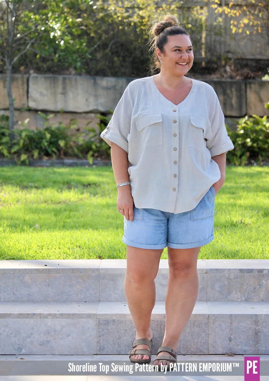 Shoreline | Dolman Top PDF Sewing Pattern - Image 5