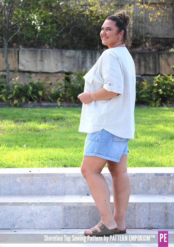 Shoreline | Dolman Top PDF Sewing Pattern - Image 7