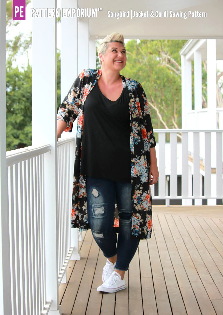 Songbird | Duster Jacket & Cardigan PDF Sewing Pattern - Image 8