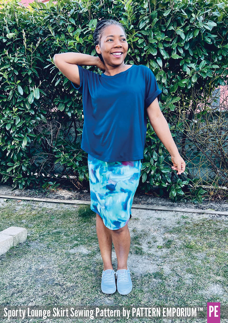 Sporty Lounge Skirt | PDF Sewing Pattern - Image 13