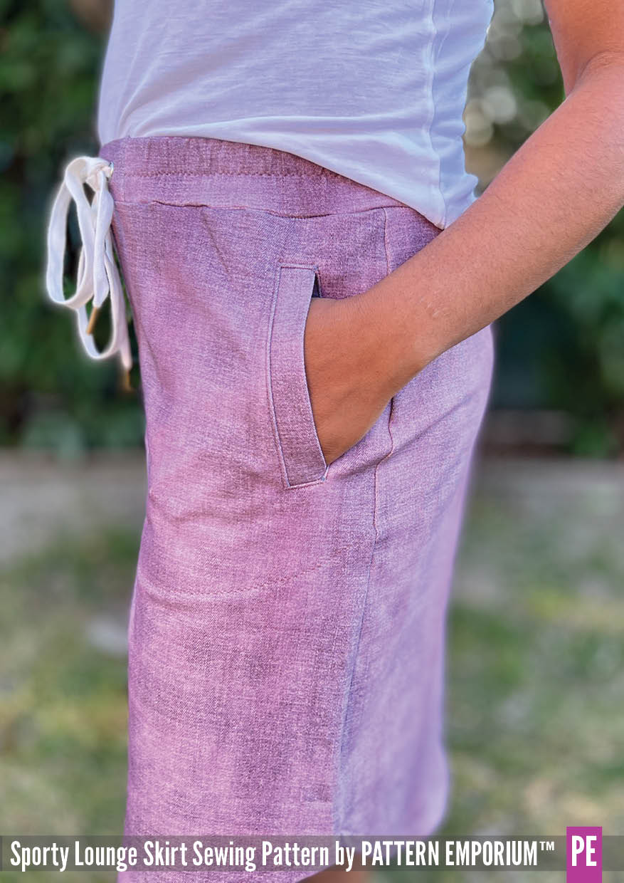 Sporty Lounge Skirt | PDF Sewing Pattern - Image 15
