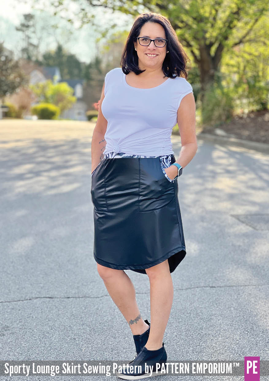 Sporty Lounge Skirt | PDF Sewing Pattern - Image 45