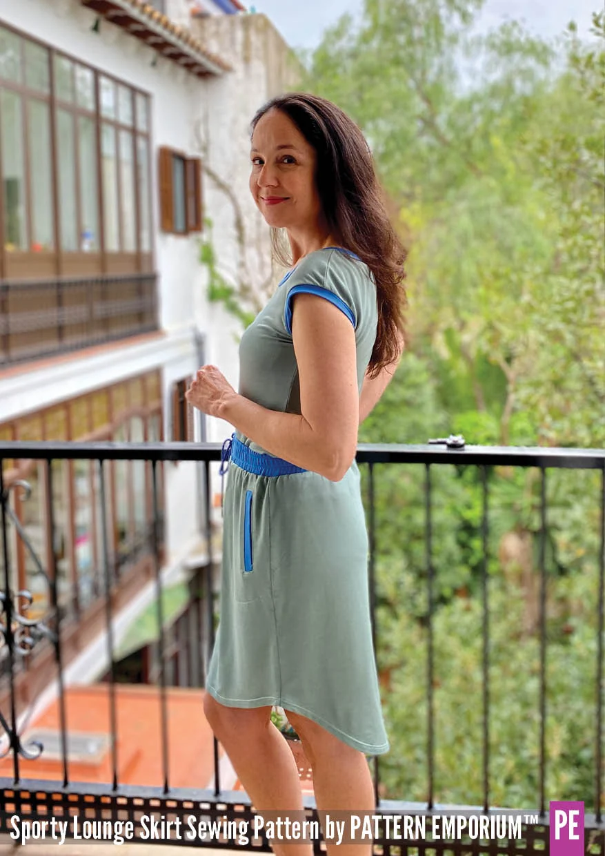 Sporty Lounge Skirt | PDF Sewing Pattern - Image 48