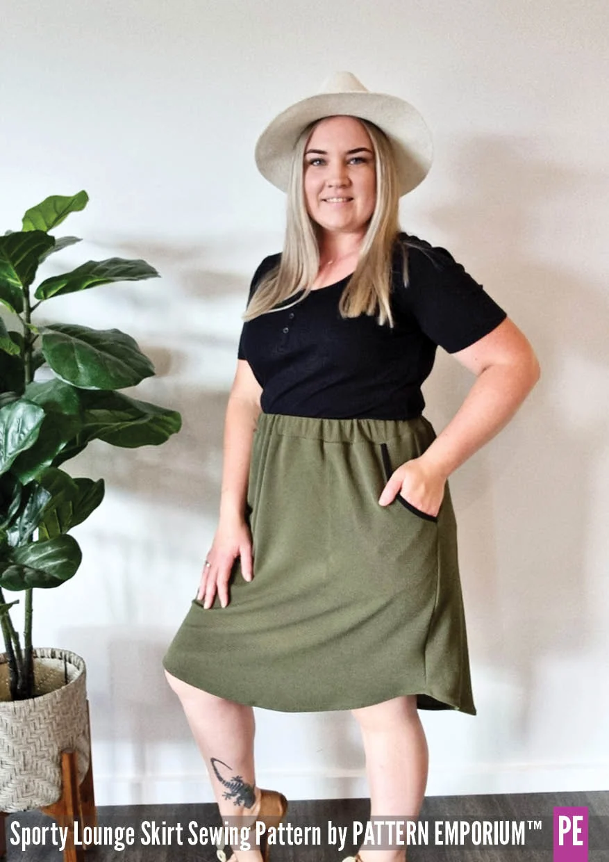 Sporty Lounge Skirt | PDF Sewing Pattern - Image 50