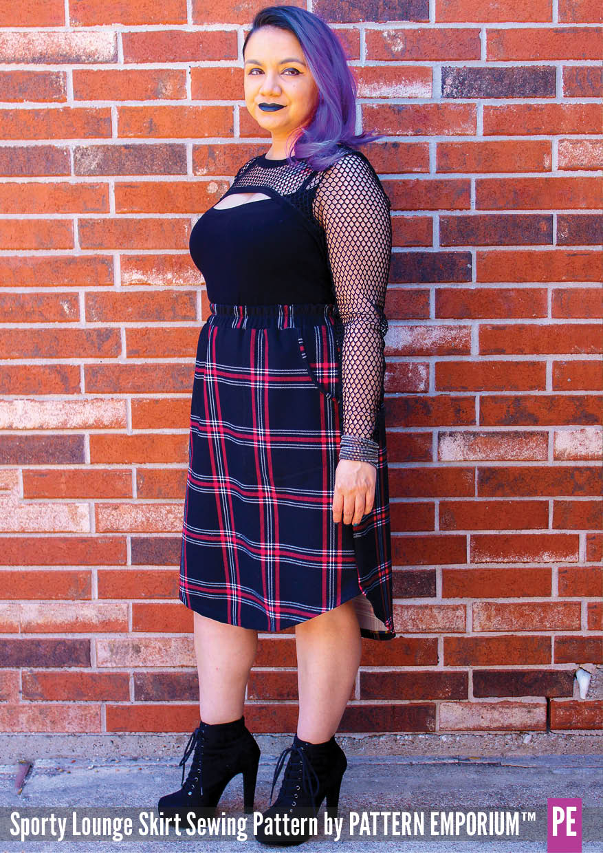 Sporty Lounge Skirt | PDF Sewing Pattern - Image 69