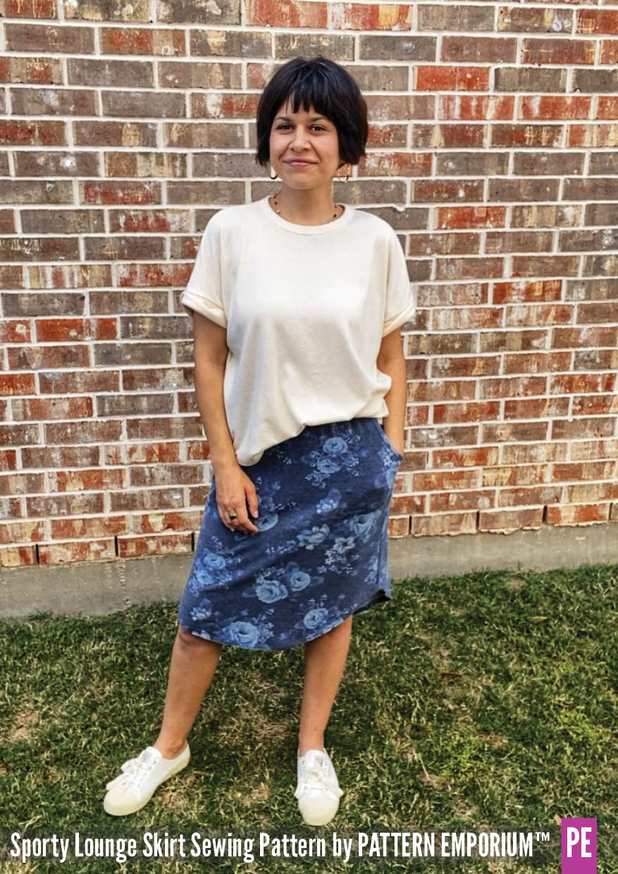 Sporty Lounge Skirt | PDF Sewing Pattern - Image 91