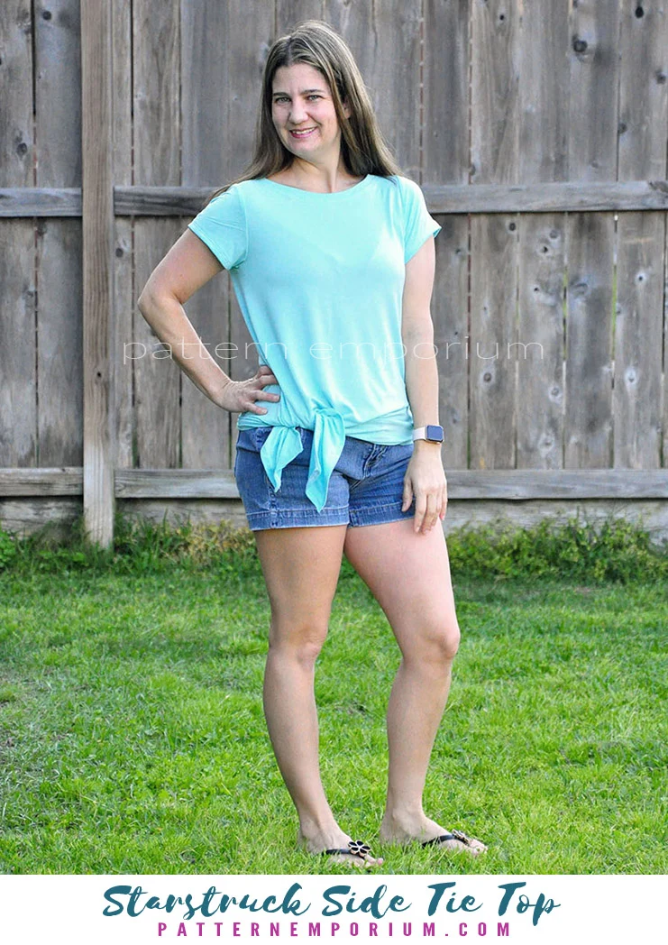 Starstruck | Side Tie Top PDF Sewing Pattern - Image 65