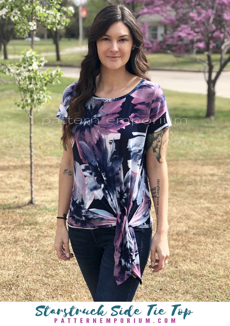 Starstruck | Side Tie Top PDF Sewing Pattern - Image 68