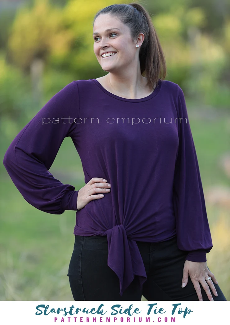 Starstruck | Side Tie Top PDF Sewing Pattern - Image 73