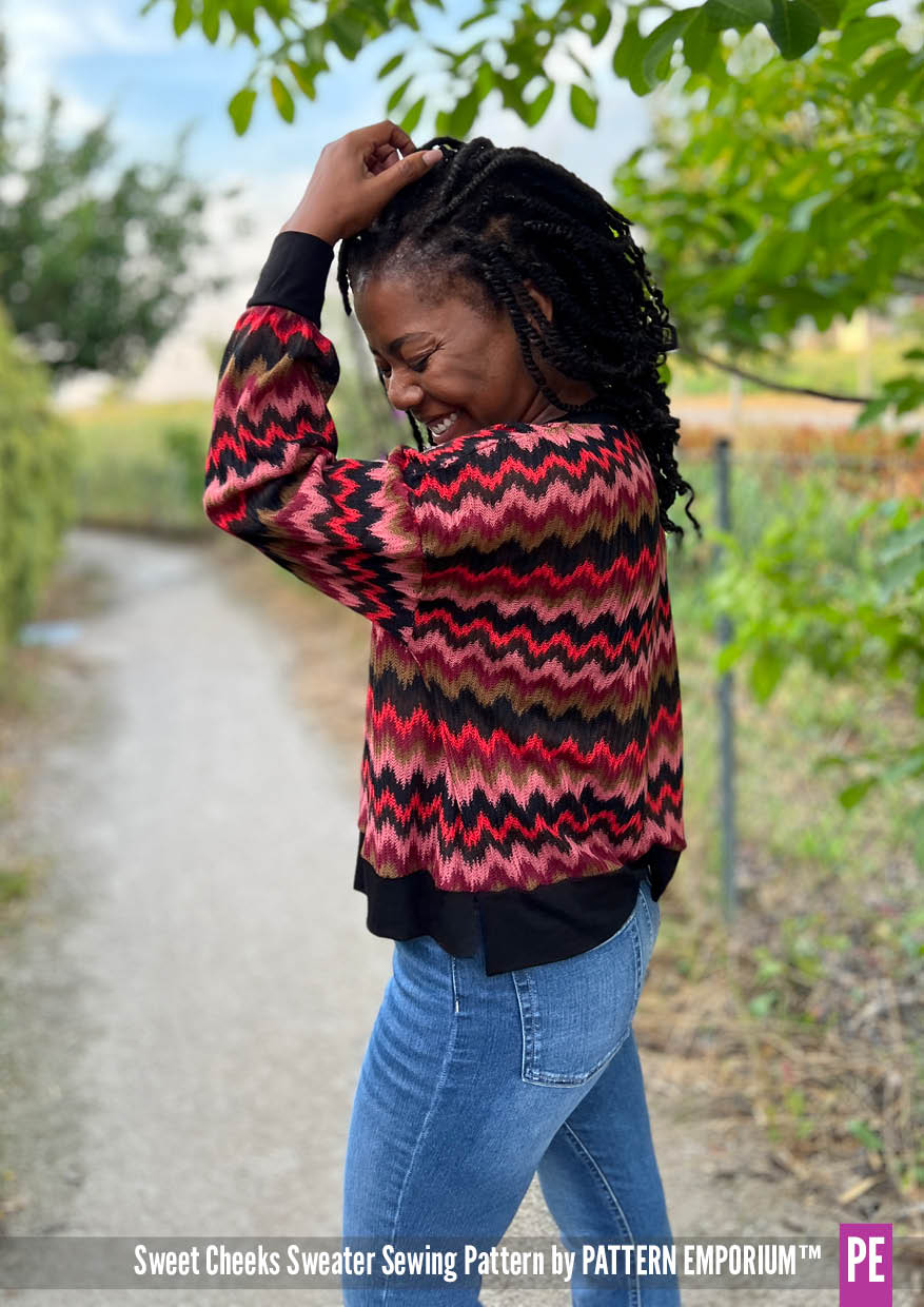 Sweet Cheeks | Roomy Sweater PDF Sewing Pattern - Image 16