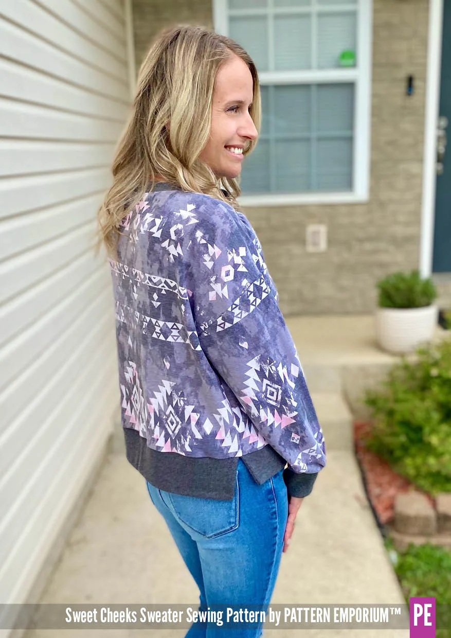 Sweet Cheeks | Roomy Sweater PDF Sewing Pattern - Image 21