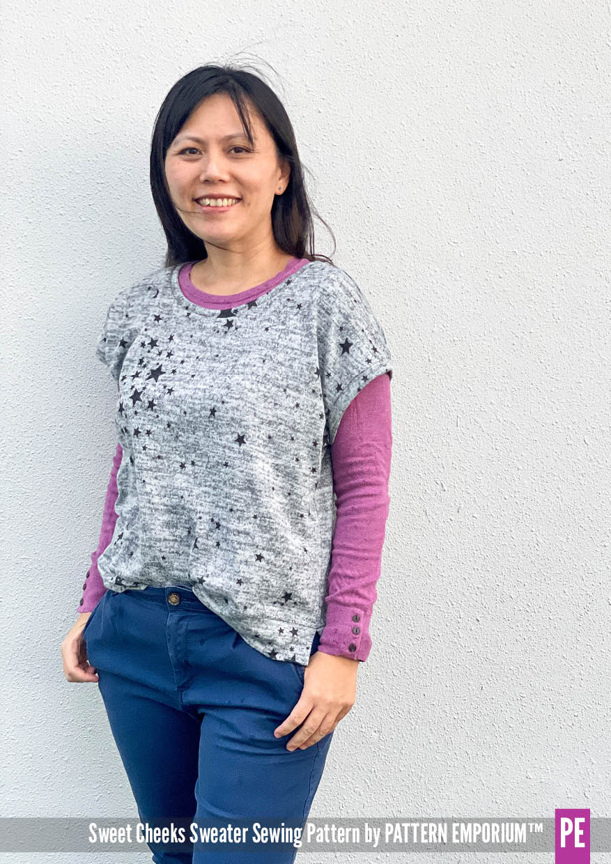 Sweet Cheeks | Roomy Sweater PDF Sewing Pattern - Image 43