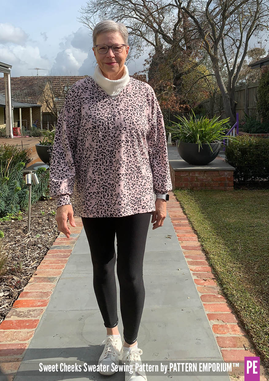 Sweet Cheeks | Roomy Sweater PDF Sewing Pattern - Image 55