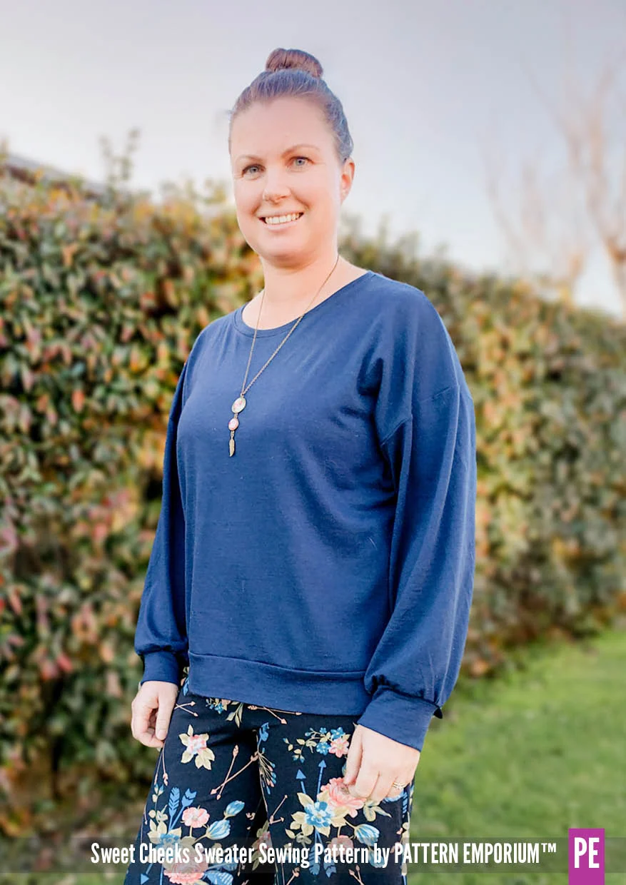 Sweet Cheeks | Roomy Sweater PDF Sewing Pattern - Image 62