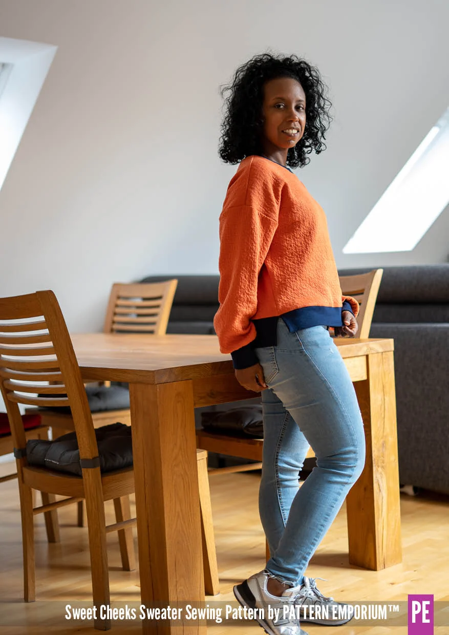 Sweet Cheeks | Roomy Sweater PDF Sewing Pattern - Image 69