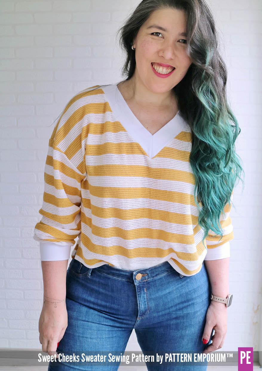 Sweet Cheeks | Roomy Sweater PDF Sewing Pattern - Image 7