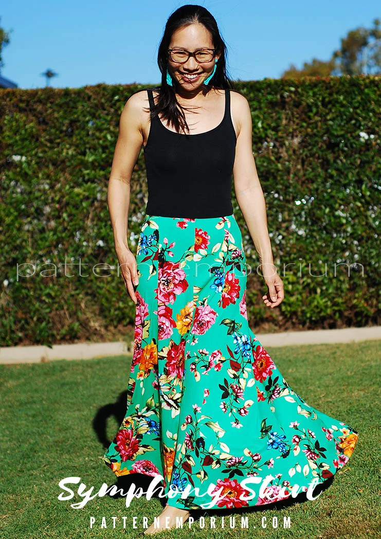 Symphony Skirt | Panelled Gored Skirt PDF Sewing Pattern - Image 28