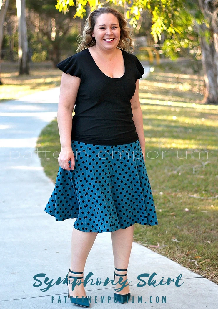 Symphony Skirt | Panelled Gored Skirt PDF Sewing Pattern - Image 31