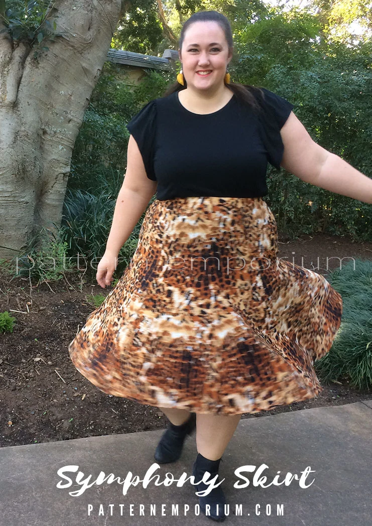 Symphony Skirt | Panelled Gored Skirt PDF Sewing Pattern - Image 34