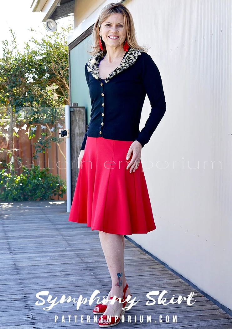Symphony Skirt | Panelled Gored Skirt PDF Sewing Pattern - Image 35