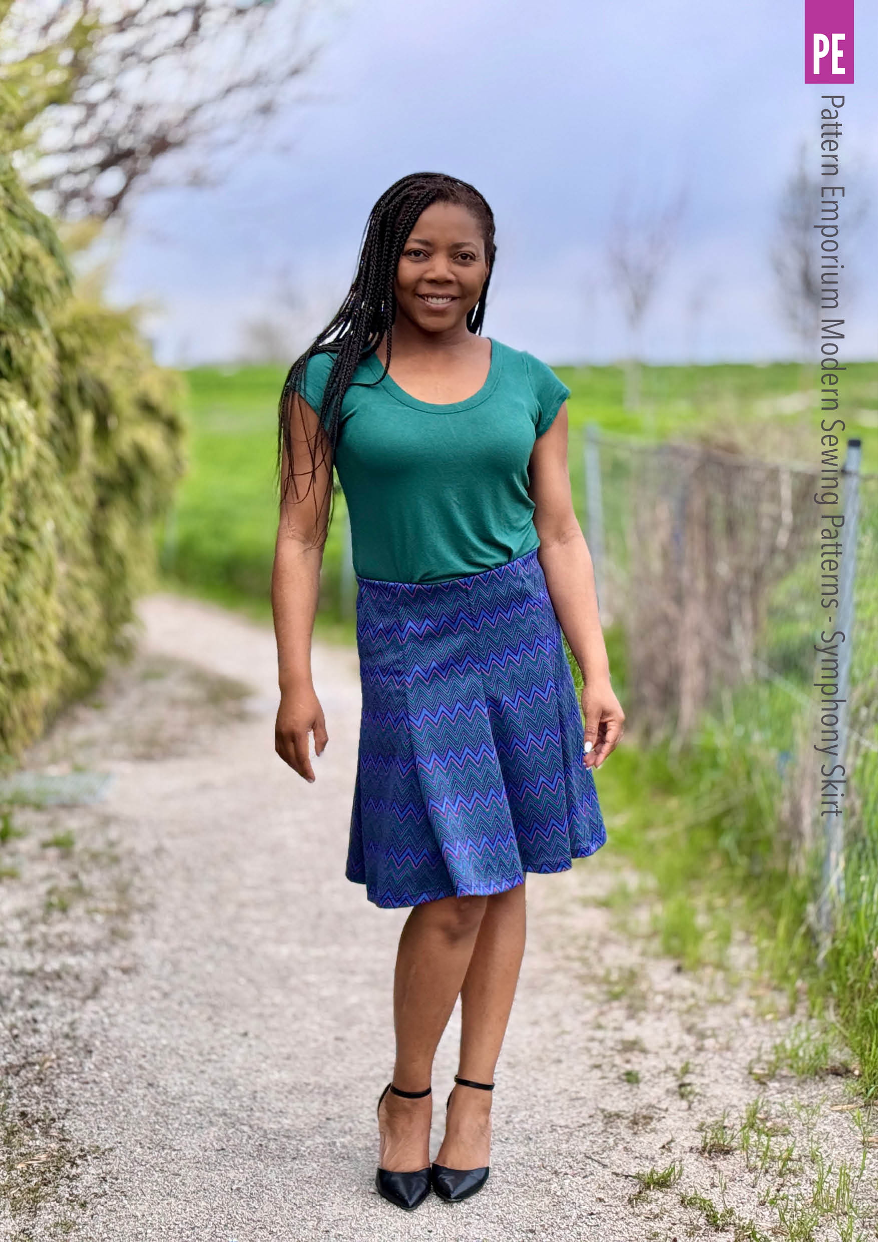 Symphony Skirt | Panelled Gored Skirt PDF Sewing Pattern - Image 9