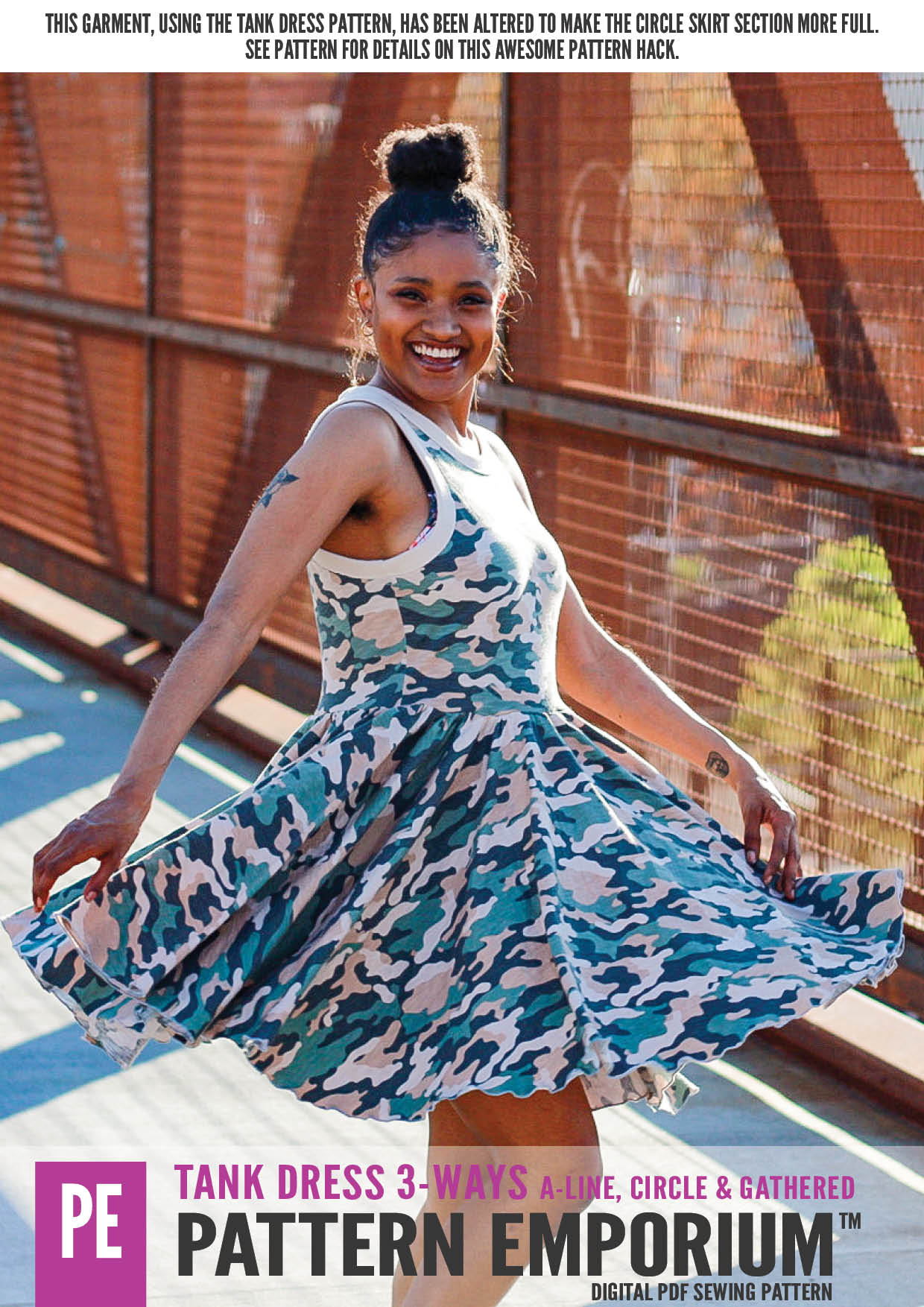 Tank Dress 3-Ways | PDF Sewing Pattern - Image 118