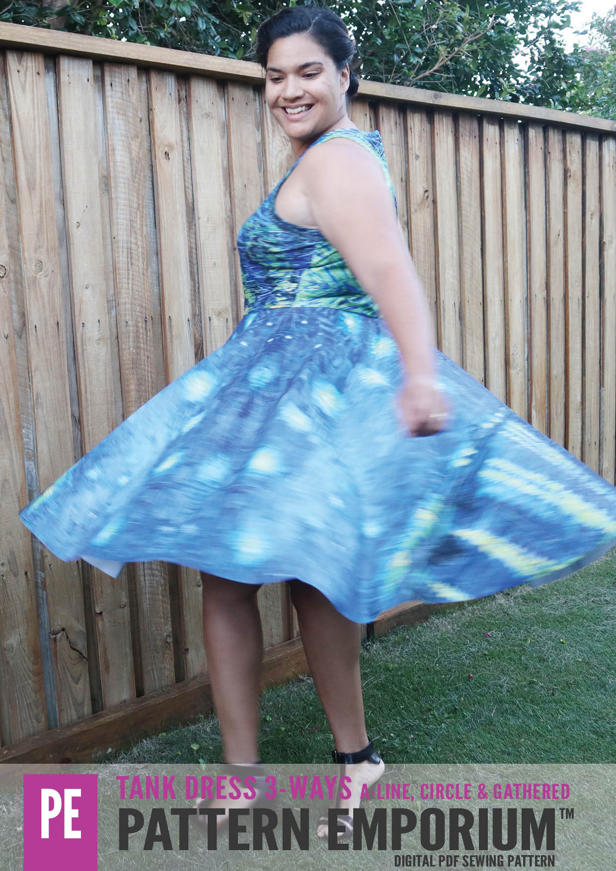 Tank Dress 3-Ways | PDF Sewing Pattern - Image 30