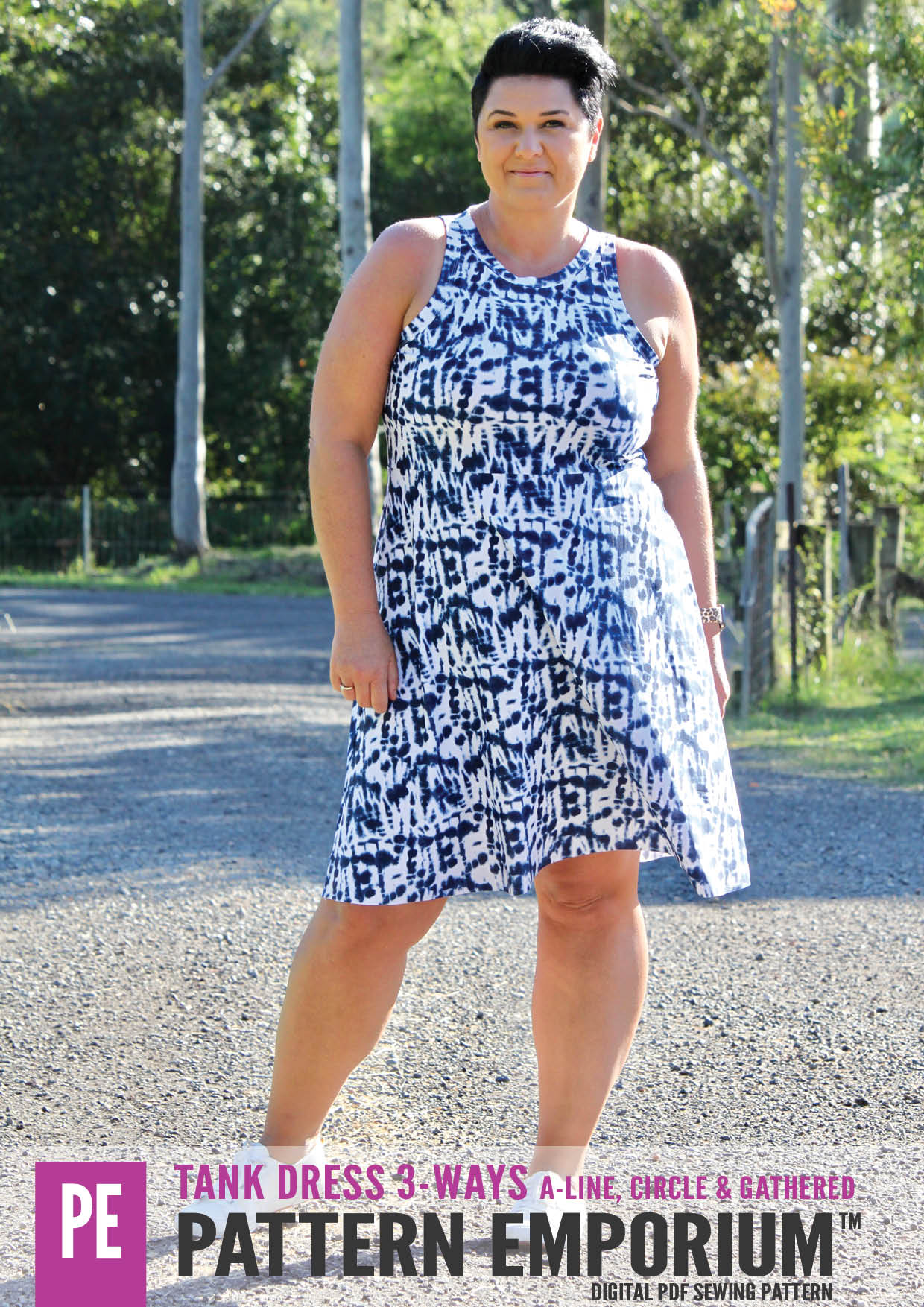 Tank Dress 3-Ways | PDF Sewing Pattern - Image 31