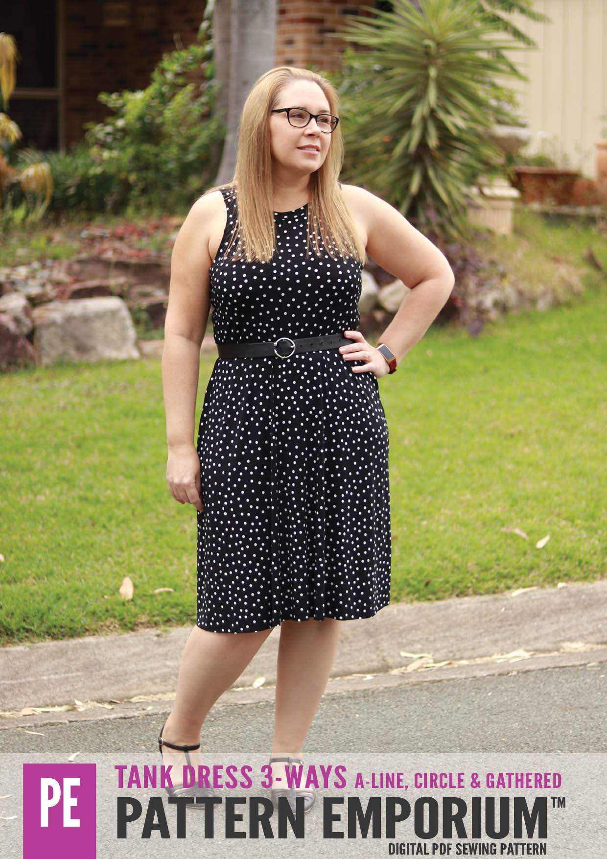 Tank Dress 3-Ways | PDF Sewing Pattern - Image 70