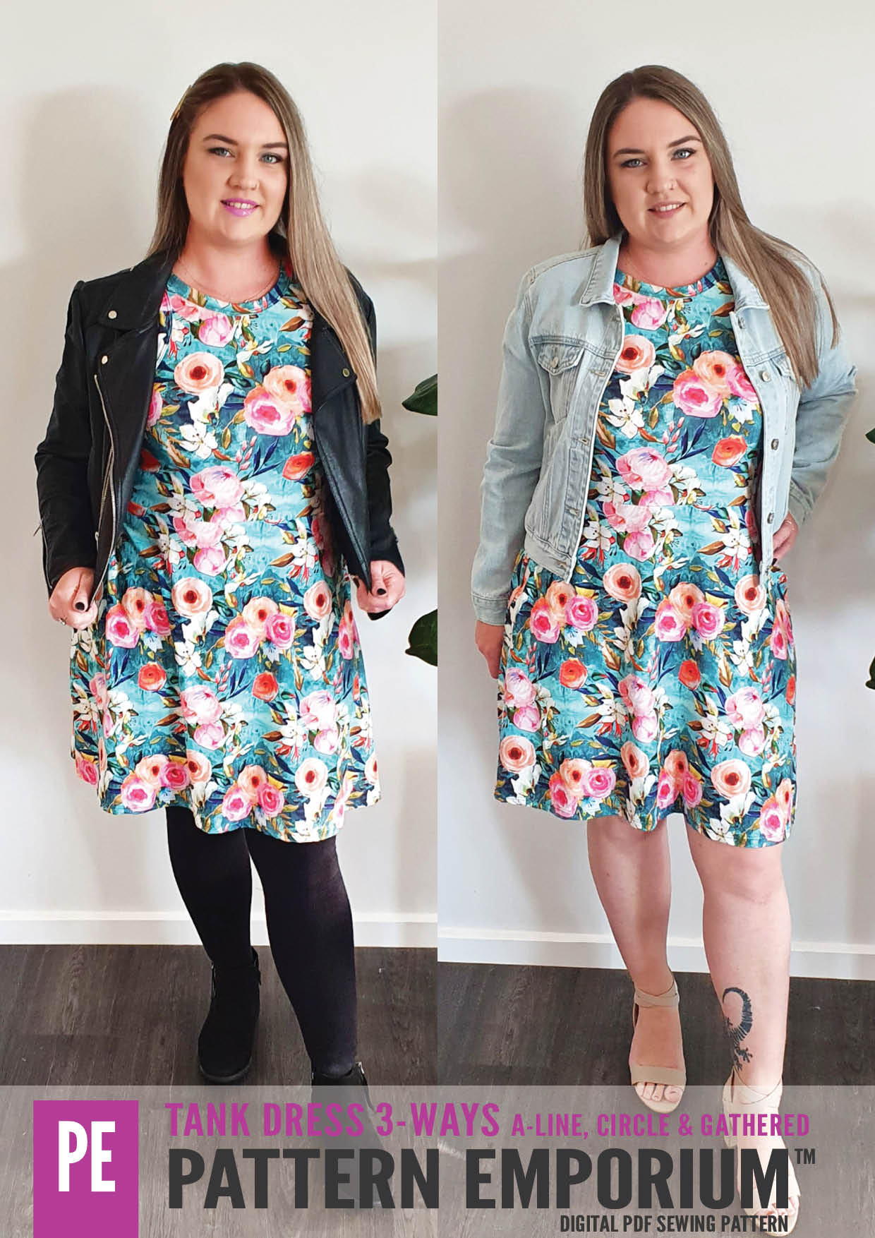 Tank Dress 3-Ways | PDF Sewing Pattern - Image 82