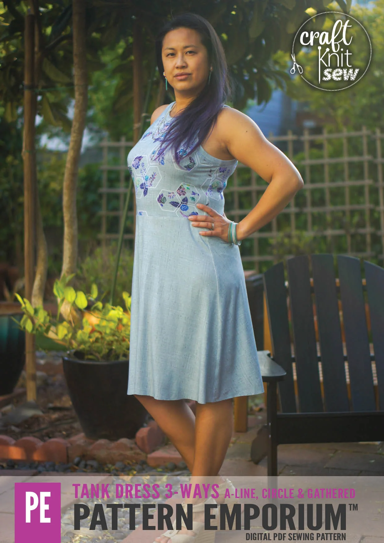 Tank Dress 3-Ways | PDF Sewing Pattern - Image 88