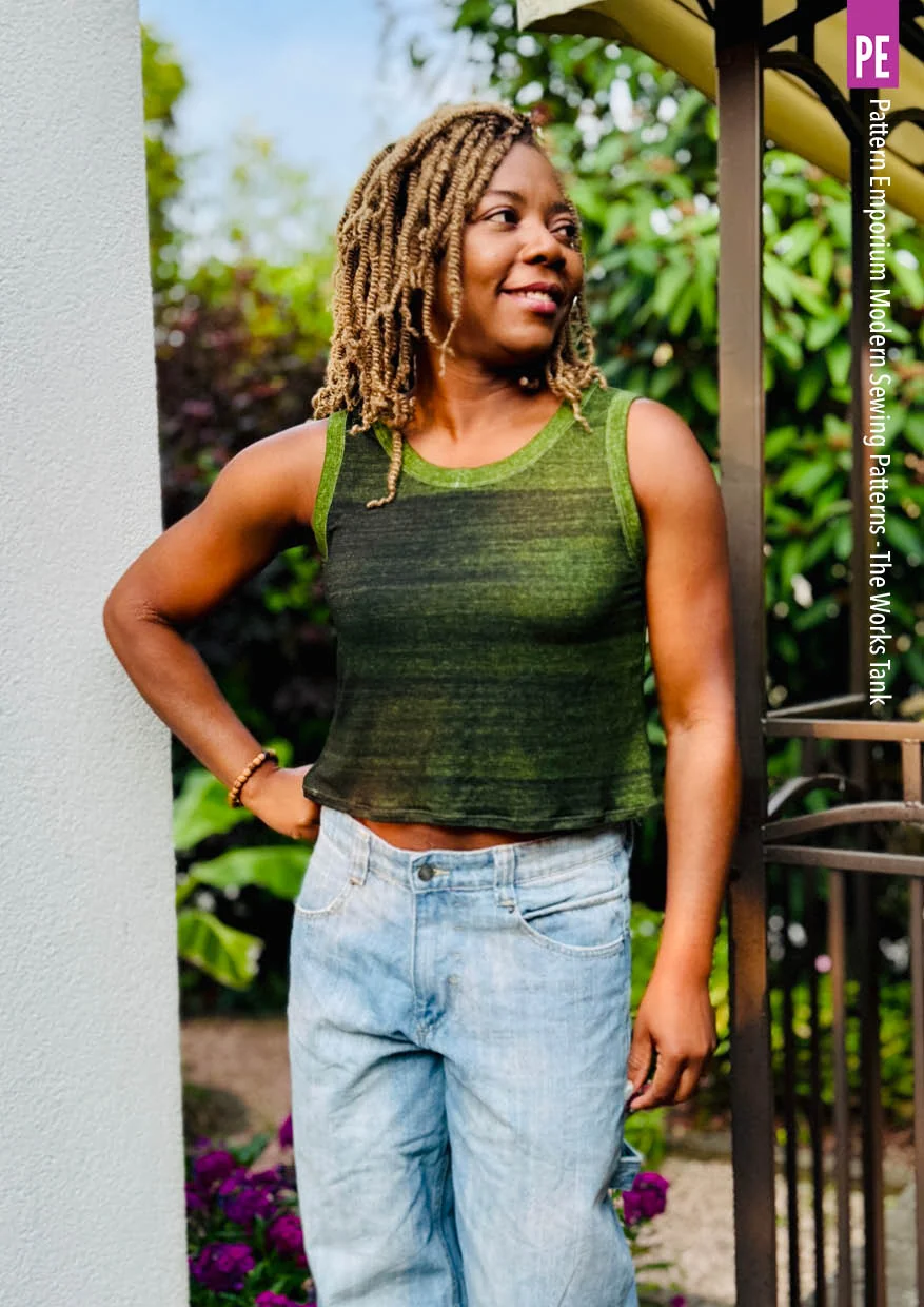 The Works Tank | Ruched & Plain Tank PDF Sewing Pattern - Image 17