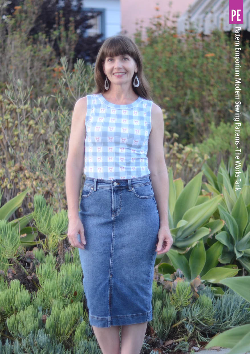 The Works Tank | Ruched & Plain Tank PDF Sewing Pattern - Image 29