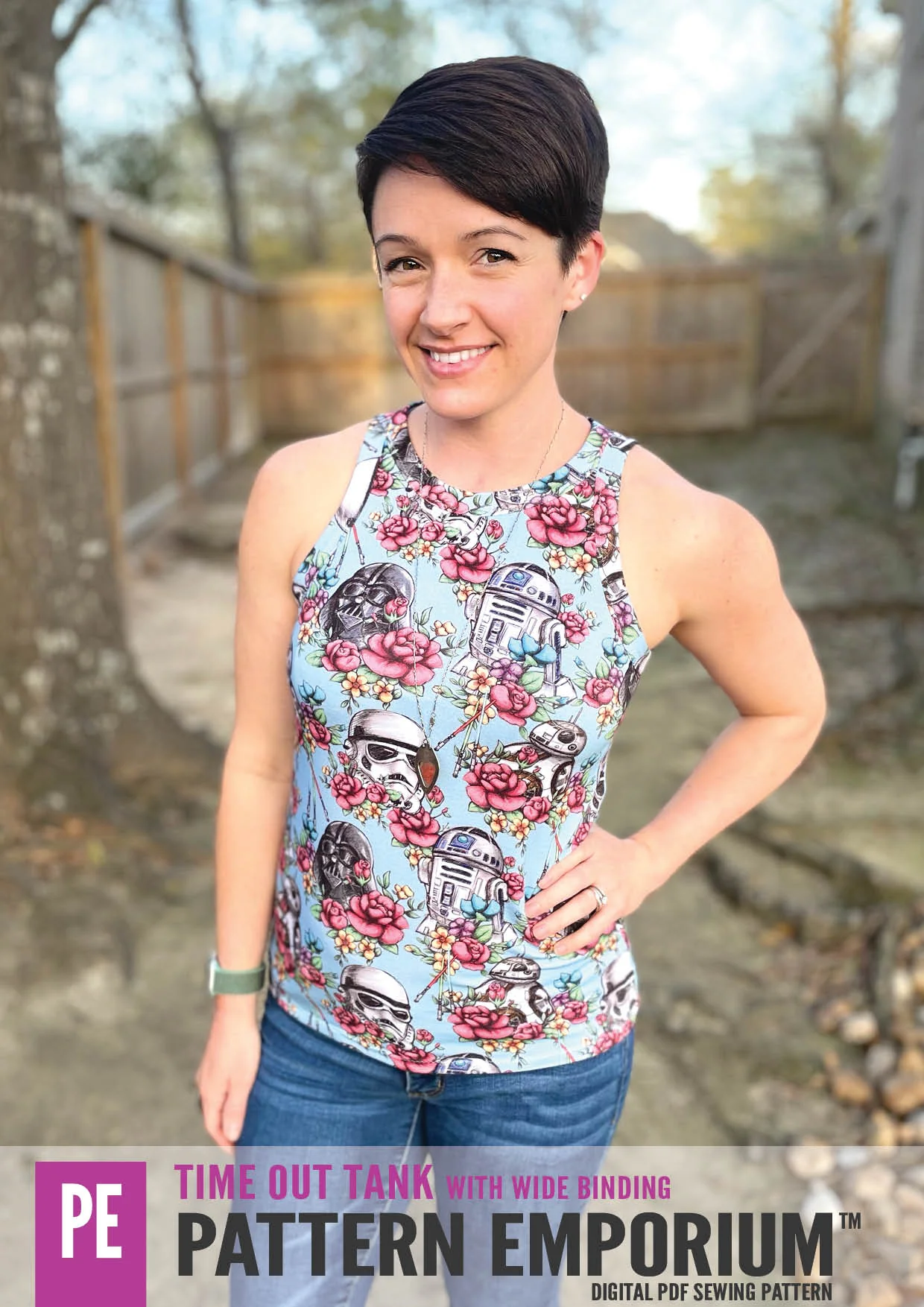 Time Out | Wide Binding Tank PDF Sewing Pattern - Image 106